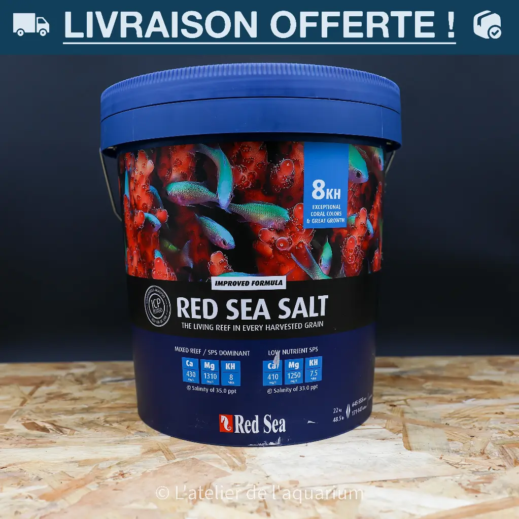 RED SEA SALT 22 KG SEAU (660 LITRES)