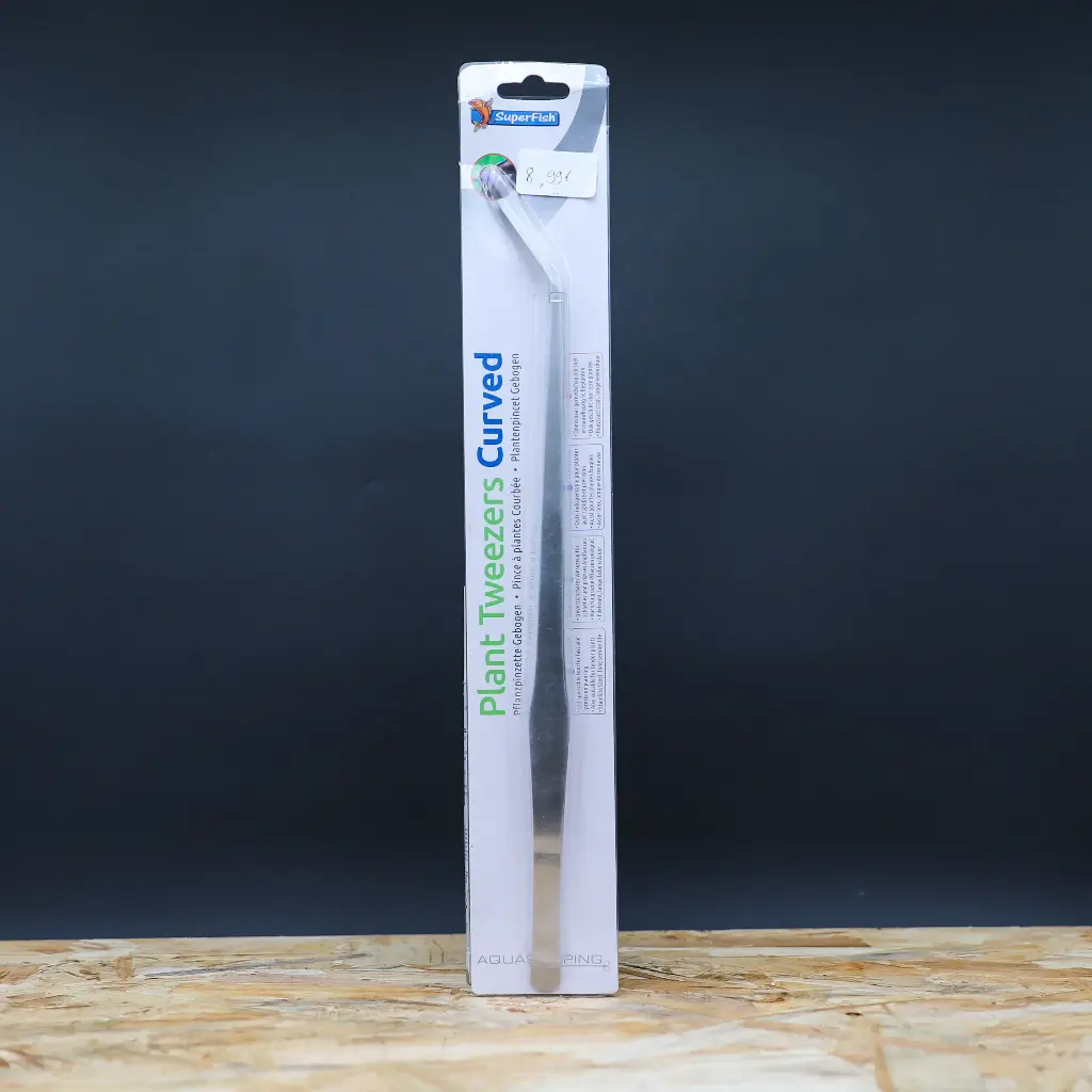SF INOX PINCE A PLANTES 37 CM COURBÉE