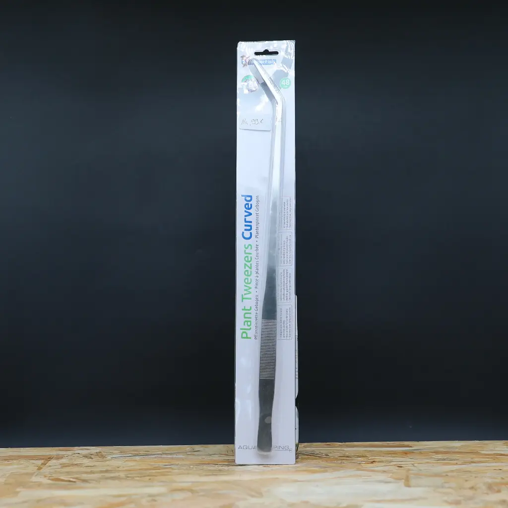 SF INOX PINCE A PLANTES 48CM COURBÉE