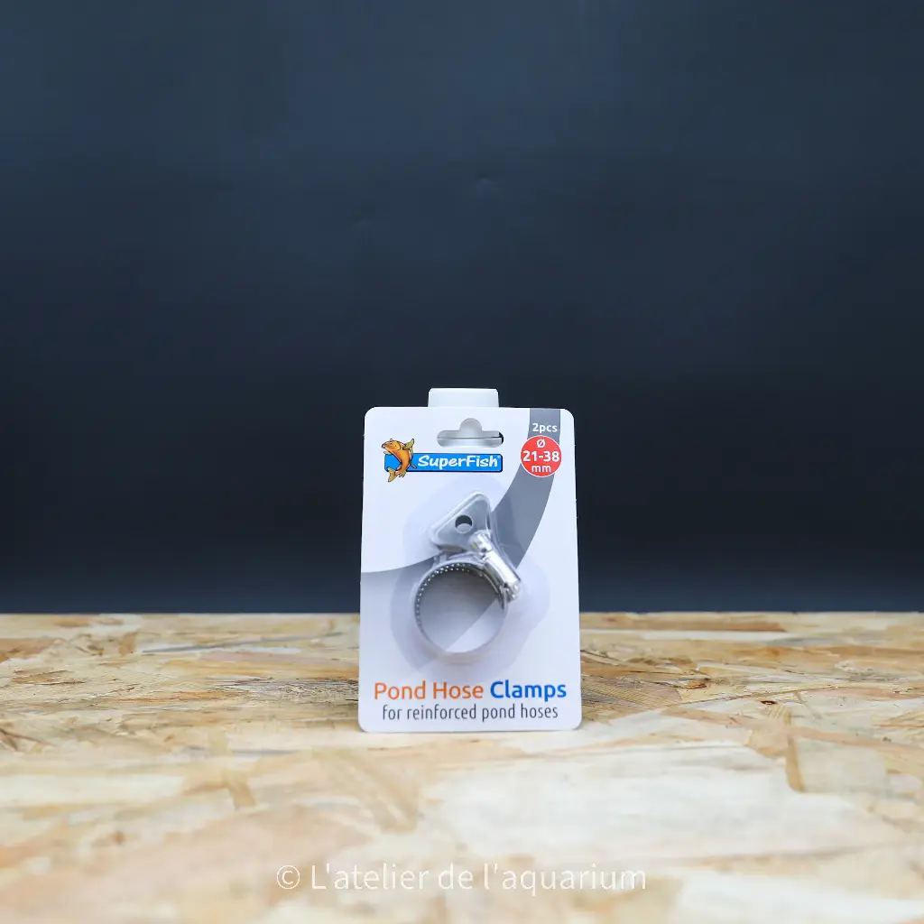 COLLIER DE SERRAGE RENFORCÉ 21-38 MM PAR 2 PCS