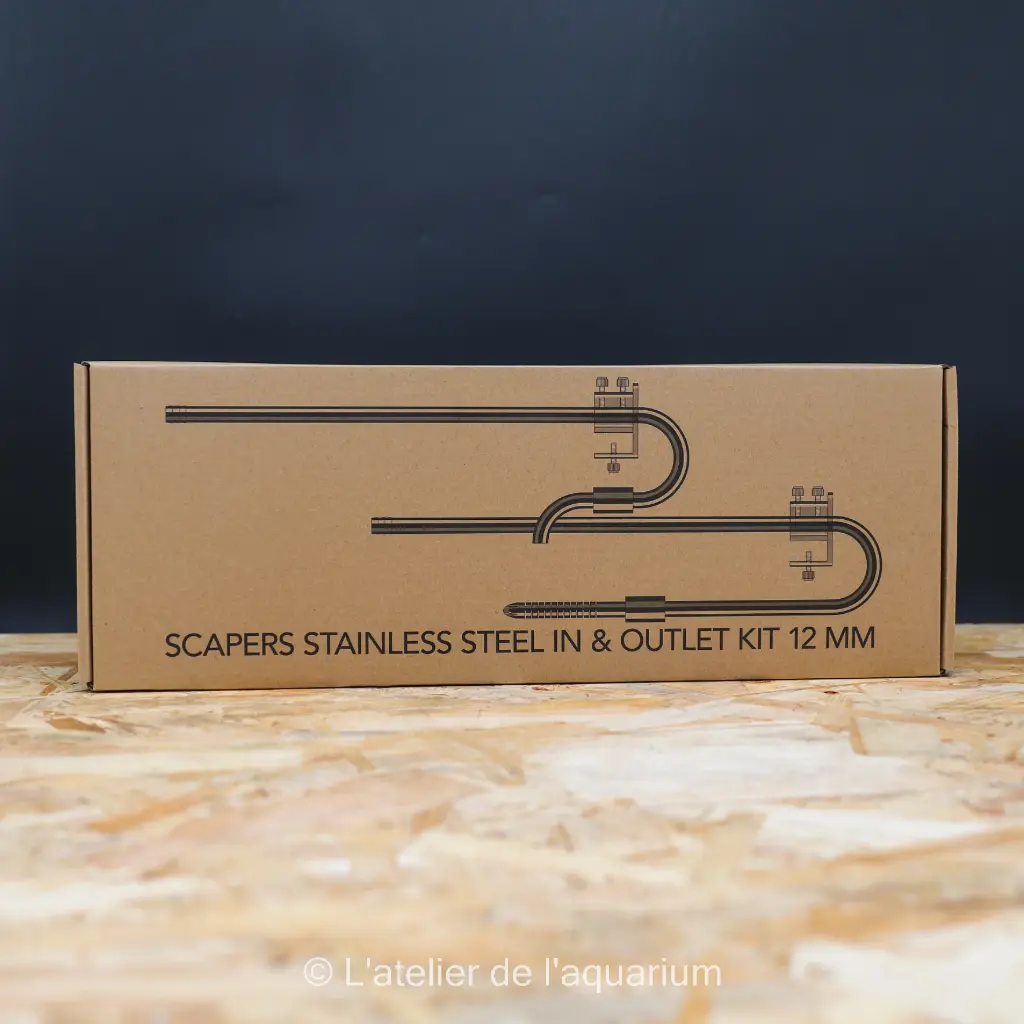 SF SCAPERS INOX IN&OUTLET KIT 12 MM