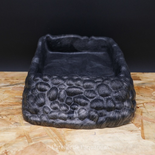 [R3100135] REPTO DECO TORTOISE DISH GREY XL 32 x 26 x 7