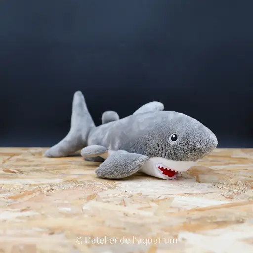 PELUCHE REQUIN GRIS 