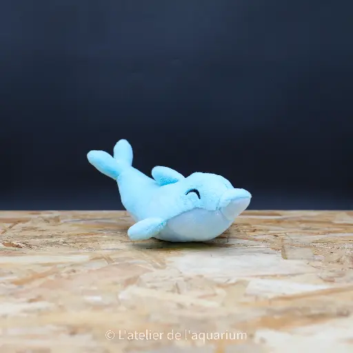 PELUCHE DAUPHIN BLEUE