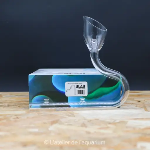 [7780081] BLAU - GLASS TRUMPET OUTFLOW 17MM